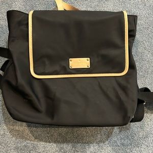 Kate space black nylon backpack